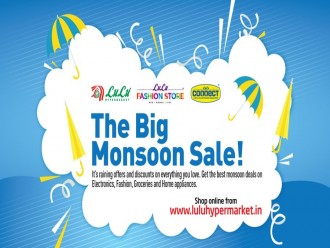 Get the best monsoon deals on Electronics, Fashion, Groceries and Home appliances.