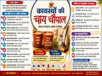 25- 07 - 2026 कायस्थों की चाय चौपाल – सार्थक चर्चा एवं आगामी कार्ययोजना का सार